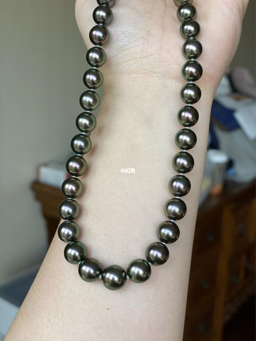 大溪地黑珍珠拉贡项链