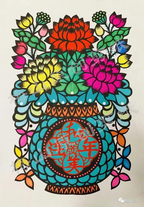 乔巴套色剪纸