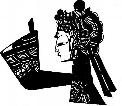 皮影剪纸图片_30张 - 儿童画简笔画图片 - 哇图网