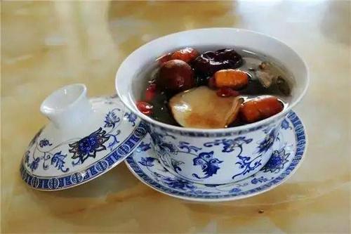 少数民族的茶回族的八宝盖碗茶
