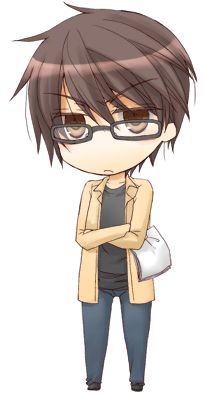 急求:q版或卡通版戴眼镜男老师图片!