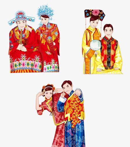 古装夫妻免抠素材免费下载_觅元素51yuansu.com