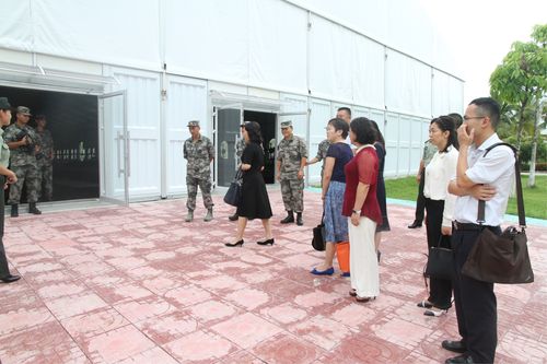 海南省分行陈于红副行长拜访屯昌驻军部队