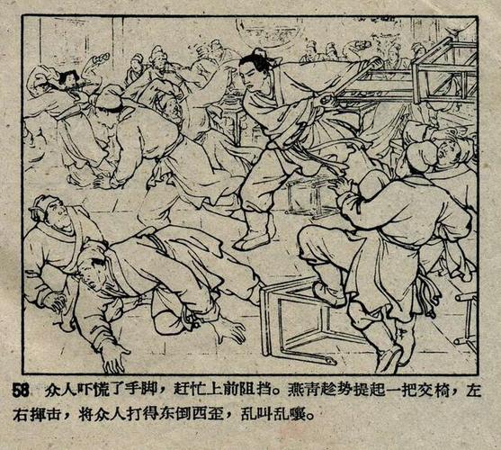 怀旧精品连环画---李逵扮新娘