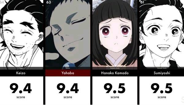 第十张图中,除了灶门炭治郎的妹妹花子,和箭纹之鬼矢琶羽,都是动画中