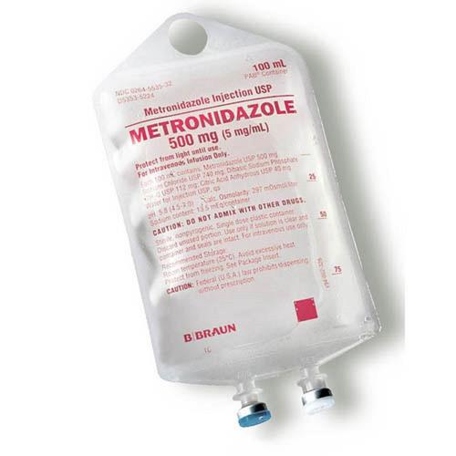 bbraun metronidazole injection usp 500mg 5mg/ml case of 24