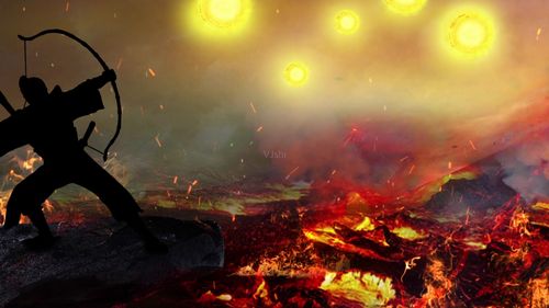 后羿射日_1920x1080_高清视频素材下载(编号:2974205)