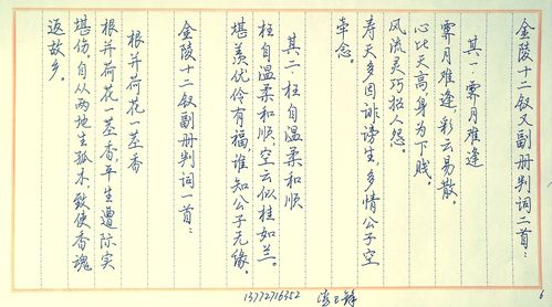 李卫锋硬笔行书红楼梦诗词