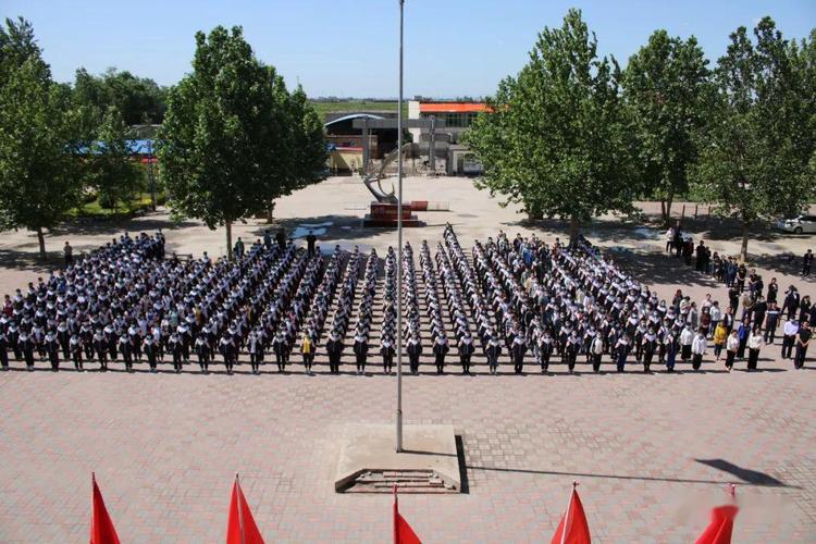 锻造意志,奋战中考"—石塔实验学校,赵县第四中学升旗仪式纪实_手机