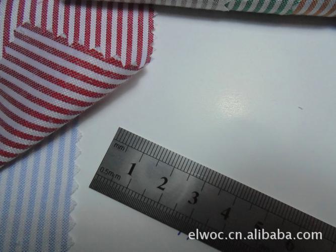 超薄线条纹布料 2毫米宽条纹里面 棉布色织细斑马线 布条形布4105