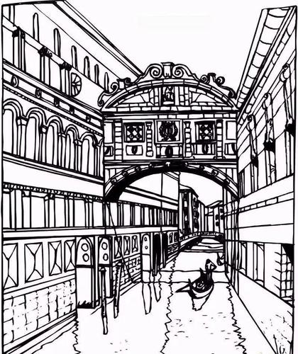 著名景点简笔画