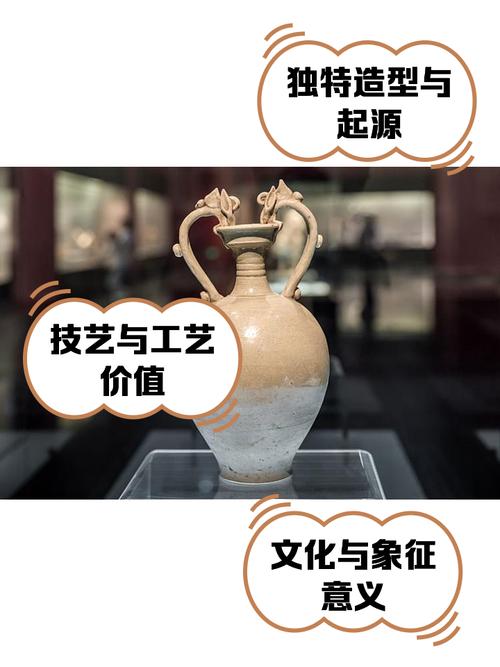 唐白釉双龙瓷尊