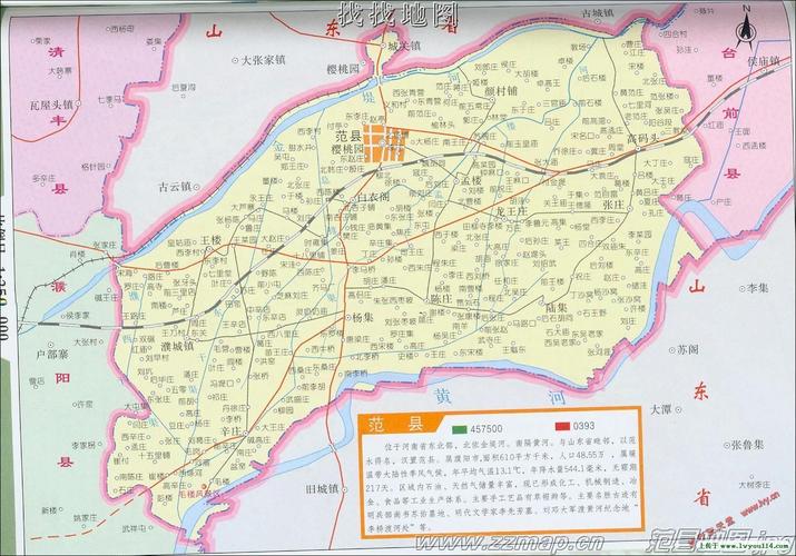 范县地图_河南濮阳范县旅游地图_山水旅游黄页