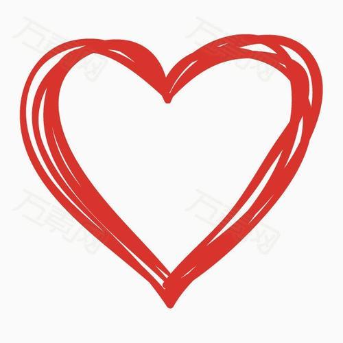 爱心简笔画好看