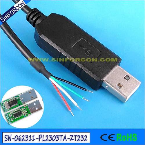 pl2303ta usb rs232 adapter prolific pl2303 usb serial wire end