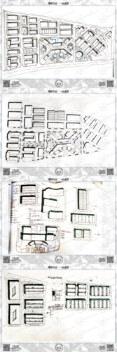 城乡规划快题抄绘素材积累产业园