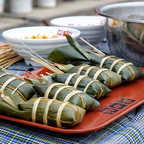 贞丰粽子 兴义余家新鲜肉板栗农家手工大灰粽粑真空散装 贵州特产