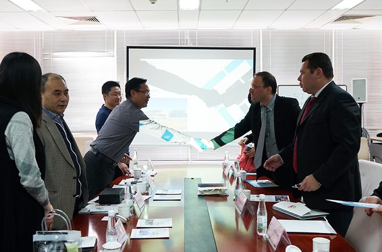 中展集团财务总监徐强会见前来考察的以色列特拉维夫会议中心ceo一行