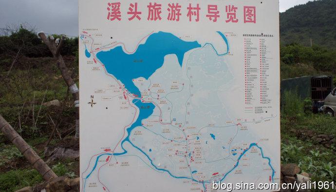 溪头村的自驾车路线