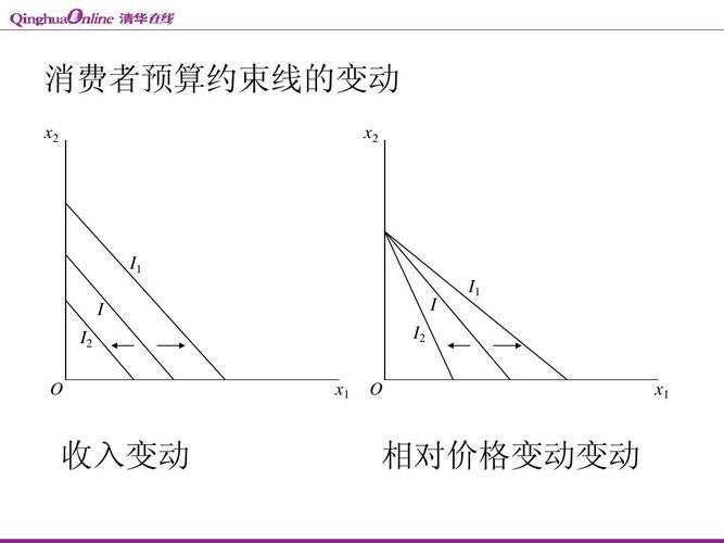 经济学 微观经济学--清华讲义ppt  --清华讲义 消费者预算约束线的