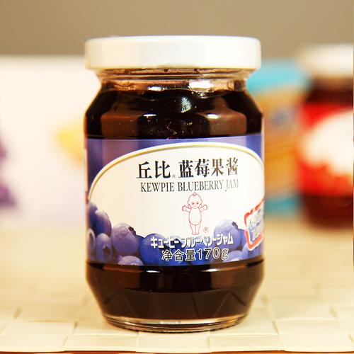 江浙沪5元运费不限重 丘比蓝莓酱170g 果酱 蛋糕酱 面包酱 水果馅