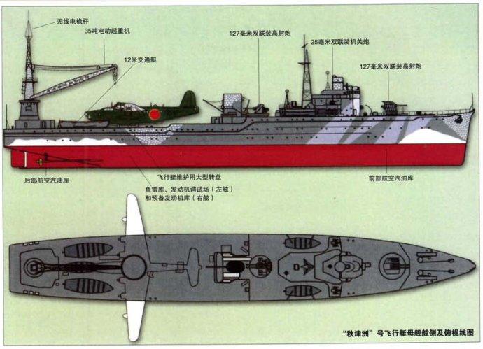 1/2000 秋津洲号飞行艇母舰