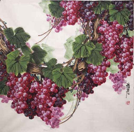 《秋实图》王雅君作品