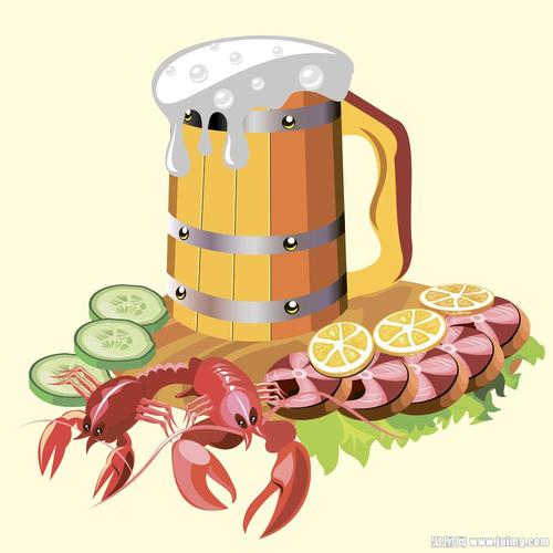 小龙虾与啤酒