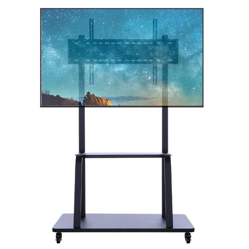 50-85英寸一体机电视支架 沃尔美液晶电视移动支架 ld1600-85-1p教学