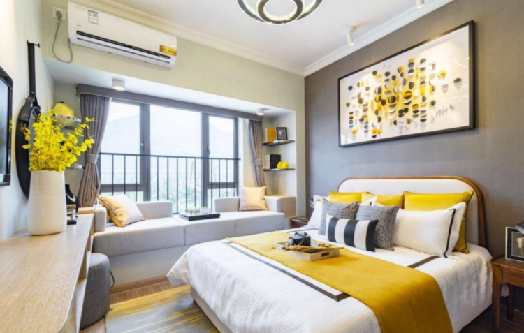 103㎡碧桂园精装房,最爱卧室的飘窗设计,儿童房榻榻米