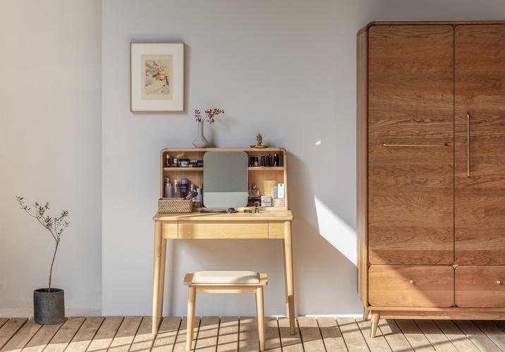 框月梳妆台灵活的大容量梳妆台