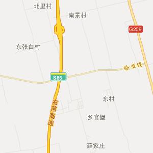 运城市临猗县行政地图