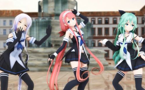 【舰mmd】江风山风海风你们玩的开心就好【喜欢喜欢绝顶症】