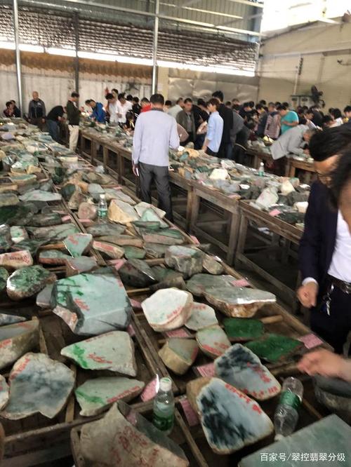 平洲翡翠毛料公盘