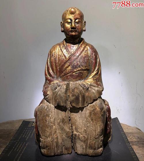 明代山西木造像地藏王菩萨