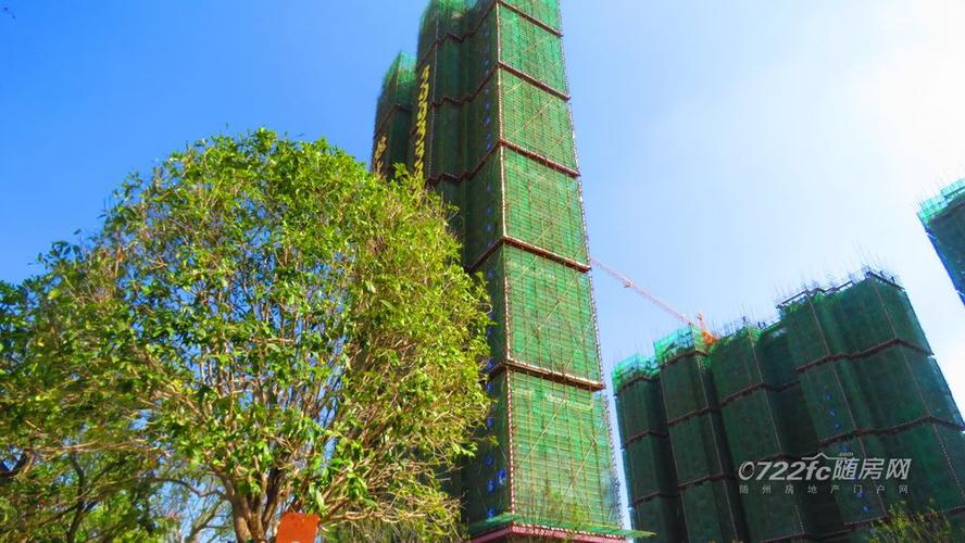 10月中旬随州恒大悦龙台工程进度