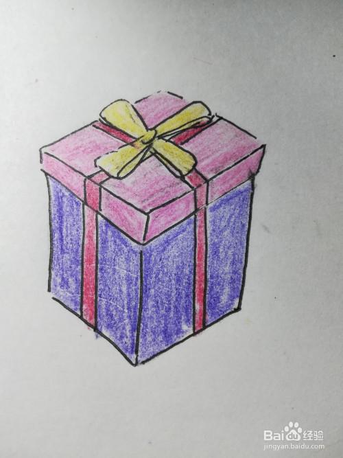 元旦礼盒怎么画
