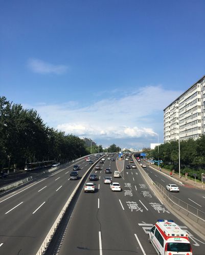 夏日二环路摄于北京