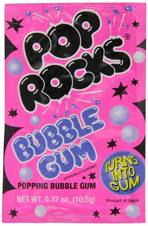 pop rocks bubblegum candies 9.5 g (pack of 8)