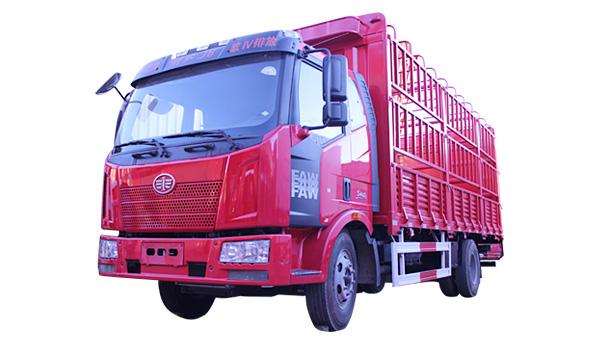 一汽解放j6国五68米高栏货车