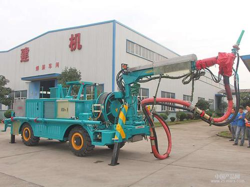 莅临安徽佳乐建设机械有限公司,                    砼湿喷台车