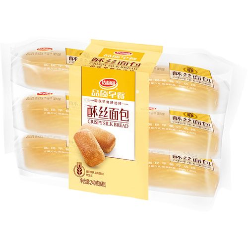 达利园酥丝面包整箱袋装早餐夹心小蛋糕西式糕点传统西式糕点
