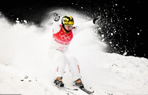 中国包揽男女空中技巧金牌##齐广璞金牌##冬奥会
