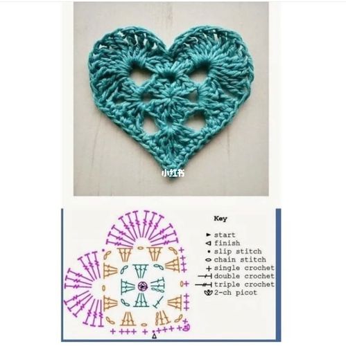 爱心图解_钩针编织_兴趣爱好_手工