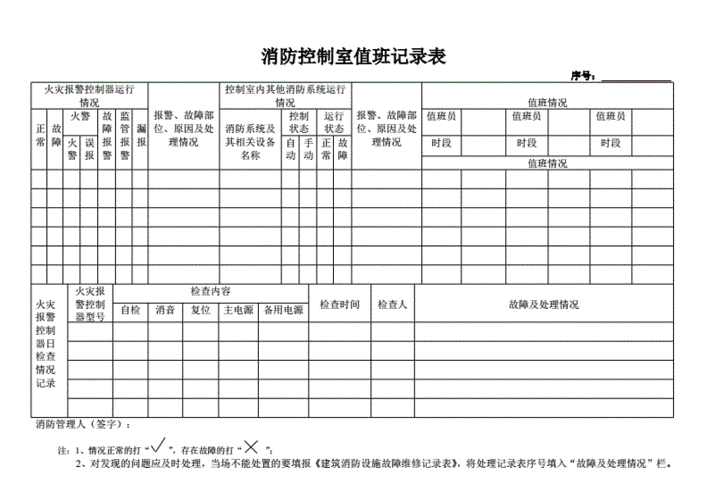 消防控制室值班记录表-精编.pdf 1页