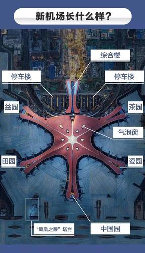 北京大兴机场最新全貌 平面设计图