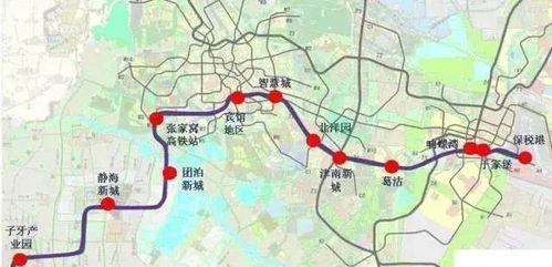 z1线轨道交通,静海终于要通地铁了!