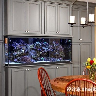 餐厅鱼缸家装效果图