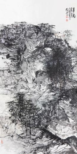 张志民工作室课题班山水画汇报展济南站即将开幕
