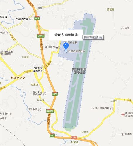贵阳热门地图 贵阳交通地图 > 贵阳机场地图    贵阳机场地址:贵州省